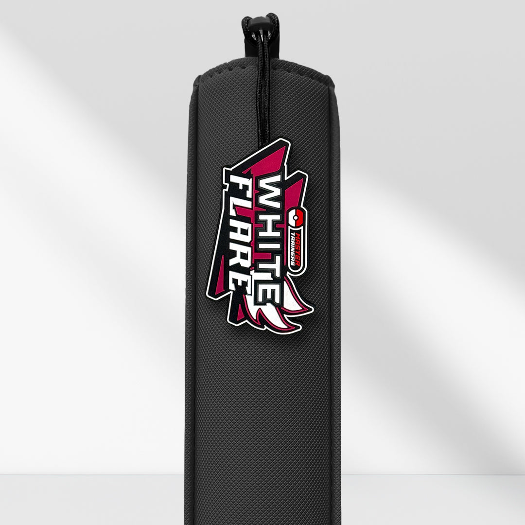 White Flare Binder Tag image 0